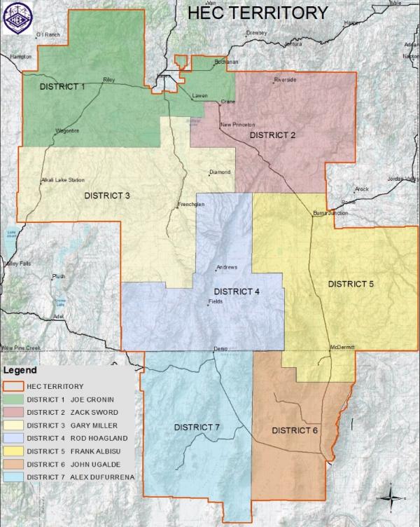 Board of Directors Harney Electric Cooperative